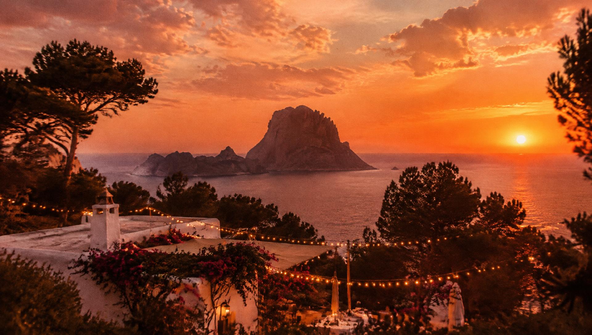 Sunset over Es Vedrà, Ibiza